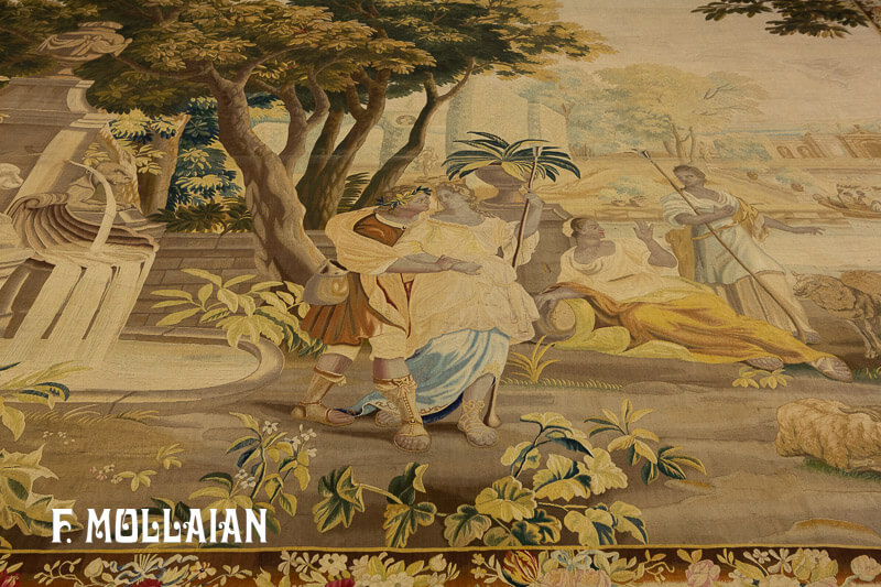 A Very Fine Figurative Antique Tapestry n°:50978677